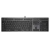 კლავიატურა A4tech Fstyler FX50 Low Profile Scissor Switch Keyboard EN/RU Grey  - Primestore.ge