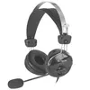 ყურსასმენი A4Tech HU-7P ComfortFit Stereo USB Headset Black  - Primestore.ge