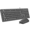 კლავიატურა და მაუსი A4Tech KR-3330/KR-3330S Multimedia FN Desktop Black  - Primestore.ge