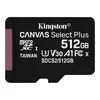მეხსიერების ბარათი Kingston SDCS2/512GBSP, 512GB, SDXC, UHS-I, U3, Black  - Primestore.ge
