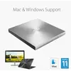 დისკის წამკითხველი ASUS ODD portable SDRW-08U9M-U DVD+-R/RW burner M-DISC USB2.0 Slim silver Retail Box  - Primestore.ge