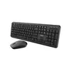 კლავიატურა და მაუსი CANYON SET-W20 UK/US Keyboard+Mouse Velvet Wireless Black  - Primestore.ge