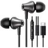 ყურსასმენი UGREEN EP105 (35754), In-Ear Headphones, Wired, USB-C, Black  - Primestore.ge