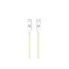 USB კაბელი Celly PD USB Type-C cable to USB Type-C (60 W) 1.5M Yellow  - Primestore.ge