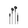 ყურსასმენი Celly UP1300 USB Type-C Stereo Earphones Black  - Primestore.ge