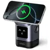 უსადენო დამტენი UGREEN Uno W709 (45775) Qi2, 15W, 2-in-1 Magnetic Wireless Charger, Black/Grey  - Primestore.ge