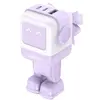 მობილურის დამტენი UGREEN CD361 (35291) Nexode Uno RobotGaN, 65W, USB, USB Type-C, Purple  - Primestore.ge