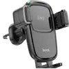 მანქანის დამტენი Hoco DCA37 Dawn suction cup car holder Balck  - Primestore.ge