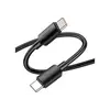 USB კაბელი Hoco X96 Hyper 100W fast charging Type-C to Type-C Cable 1m – Black  - Primestore.ge