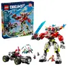 ლეგო LEGO Constructor DREAMZzz Cooper's Tiger Mech & Zero's Hot Rod Car  - Primestore.ge