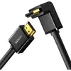 HDMI კაბელი UGREEN HD103 (10172), 4K HDMI Cable Male to Male, 90 Degree, 1m, Black  - Primestore.ge