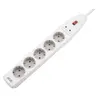 დენის გამანაწილებელი 2Е 2E-SP515M2WH, 5 Socket, 2m, Power Strip With Surge Protector, White  - Primestore.ge