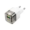 ადაპტერი Hoco C131A Platinum dual-port PD30W+QC3.0 charger transparent black  - Primestore.ge