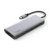 USB-C ჰაბი Belkin AVC009BTSGY, USB-C, HDMI, MicroSD, USB-A, 3.5mm, Hub, Silver  - Primestore.ge