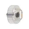 სმარტ საათის სამაჯური TVC Apple Watch Series 10 42mm / 9 8 7 41mm / SE (2023) SE (2022) SE 6 5 4 40mm / 3 2 1 38mm Wavy Texture Nylon Strap - White  - Primestore.ge