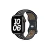 სმარტ საათის სამაჯური TVC KALEBOL Color Dots Silicone Strap for Apple Watch Series 10 9 8 7 SE 6 5 4 3 2 1 42mm 41mm 40mm 38mm Butterfly Buckle Band - Black  - Primestore.ge
