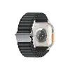 სმარტ საათის სამაჯური TVC Apple Watch Series 10 42mm / 9 8 7 41mm / SE (2023) SE (2022) SE 6 5 4 40mm / 3 2 1 38mm Wavy Texture Nylon Strap - Black  - Primestore.ge