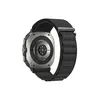 სმარტ საათის სამაჯური TVC Samsung Galaxy Watch Ultra 47mm Nylon Watch Strap G Hook Wristband - Black  - Primestore.ge