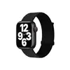 სმარტ საათის სამაჯური TVC KALEBOL Nylon Watch Band for Apple Watch Series 10 Ultra 9 8 7 SE 6 5 4 3 2 1 46mm 49mm 45mm 44mm 42mm Wrist Strap - Deep Black  - Primestore.ge