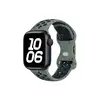 სმარტ საათის სამაჯური TVC KALEBOL Color Dots Silicone Strap for Apple Watch Series 10 9 8 7 SE 6 5 4 3 2 1 42mm 41mm 40mm 38mm Butterfly Buckle Band - Army Green  - Primestore.ge