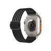 სმარტ საათის სამაჯური TVC Breathable Nylon Strap for Apple Watch 10 46mm / Ultra 2 / Ultra 49mm / 9 8 7 45mm / SE (2023) SE (2022) SE 6 5 4 44mm / 3 2 1 42mm Wrist Band - Black  - Primestore.ge