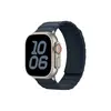 სმარტ საათის სამაჯური TVC Silicone Strap for Apple Watch Series 10 Ultra 9 8 7 SE 6 5 4 3 2 1 46mm 49mm 45mm 44mm 42mm Magnetic Band - Midnight Blue  - Primestore.ge