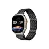სმარტ საათის სამაჯური TVC LEMONDA Magnetic Strap For Apple Watch Series 10 Ultra 9 8 7 SE 6 5 4 3 2 1 46mm 49mm 45mm 44mm 42mm Metal Watch Band - Black  - Primestore.ge