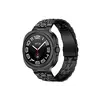 სმარტ საათის სამაჯური TVC Samsung Galaxy Watch Ultra 47mm Band Stainless Steel 7-Bead Slim Watch Strap Bracelet - Black  - Primestore.ge