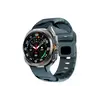 სმარტ საათის სამაჯური TVC Samsung Galaxy Watch Ultra 47mm Silicone Watch Band Breathable Sport Watch Strap - Black Grey Camouflage  - Primestore.ge