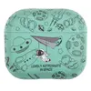 ყურსასმენის ქეისი TVC AirPods 4 TPU Case Earphone Charging Box Water Transfer Printing Protective Cover - Green Astronaut  - Primestore.ge