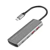 ადაპტერი Logilink UA0413 Ultra-Slim USB 3.2 Gen2 Hub 2xUSB-A/2xUSB-C PD 100W Sspace Grey  - Primestore.ge