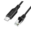კაბელი Logilink CU0412 USB-C 3.2 to RJ45 (CAT6) Ethernet Cable Adapter 2m  - Primestore.ge