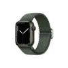 სმარტ საათის სამაჯური TVC Apple Watch Series 10 42mm / 9 8 7 41mm / SE (2023) SE (2022) SE 6 5 4 40mm / 3 2 1 38mm Watch Band Braided Nylon Strap - Dark Olive Green  - Primestore.ge