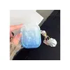 ყურსასმენის ქეისი Protective Cover For AirPods 2nd gen - Pendant/Sky Blue  - Primestore.ge