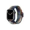 სმარტ საათის სამაჯური TVC Apple Watch Series 10 42mm / 9 8 7 41mm / SE (2023) SE (2022) SE 6 5 4 40mm / 3 2 1 38mm Watch Band Braided Nylon Strap - Denim Multi-Color  - Primestore.ge