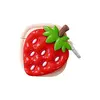 ყურსასმენის ქეისი Silicone Case For AirPods 2nd gen - Strawberry  - Primestore.ge