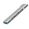 USB ჰაბი Logilink UA0437 Ultraslim 4-port USB-C hub 18W Aluminum  - Primestore.ge