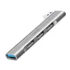 USB ჰაბი Logilink UA0436 Ultraslim 4-port USB-A hub 18W Aluminium  - Primestore.ge