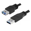 კაბელი Logilink CU0041 USB Cable USB 3.0 AM to AF black 1M  - Primestore.ge