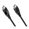 კაბელი Logilink CU0181 USB Type-C 240W PD Fast Charging Cable With E-Mark & Display 1m  - Primestore.ge