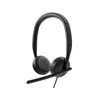 ყურსასმენი DELL 520-BBDH WH3024, Headset, Wired, USB-C, Black  - Primestore.ge