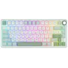 კლავიატურა Royal Kludge RK R75 RGB Mechanical Keyboard, Brown switch, Hot Swappable, Type-C wired, Sky Cyan  - Primestore.ge