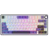 კლავიატურა Royal Kludge RK R75 RGB Mechanical Keyboard, Brown switch, Hot Swappable, Hot Swappable, Type-C wired, Blackberry  - Primestore.ge