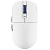მაუსი Royal Kludge RK M30 Gaming Mouse Wireless, 2.4GHz, Bluetooth, USB White Blue  - Primestore.ge