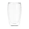 ჭიქები ARDESTO Double wall borosilicate glass mug set Ardesto 450 ml 2 pcs  - Primestore.ge