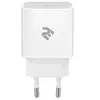 მობილურის დამტენი 2Е WC1USBC20W-W Wall Charger USB-C PD3.0 DC5V/3A, Max 20W White  - Primestore.ge