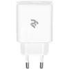 მობილურის დამტენი 2Е-WC1USB18W-W, Wall Charger USB QC3.0 DC5V/3A, Max 18W, White  - Primestore.ge