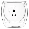 ჭიქა Ardesto AR2625GA Double wall borosilicate glass mug set Animals, 250 ml, 2 pcs  - Primestore.ge