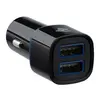 მანქანის USB დამტენი 2E ACR01 Dual USB Car Charger 2.4A&2.4A, Black  - Primestore.ge