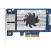 ქსელის გაფართოების ბარათი QNAP QXG-10G2T-107 Dual-port BASET 10GbE network expansion card PCIe Gen2 x4  - Primestore.ge